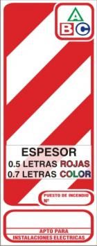 CARTEL ALTO IMPACTO 87.5 X 35 CM. 